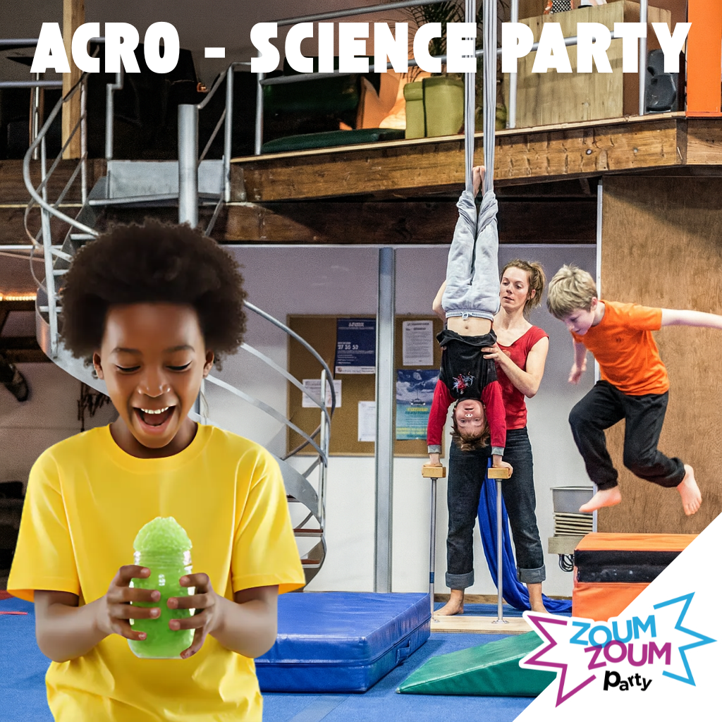 Science + Acrobatics Party at PARAGYM (Zoum Zoum Party Collaboration)