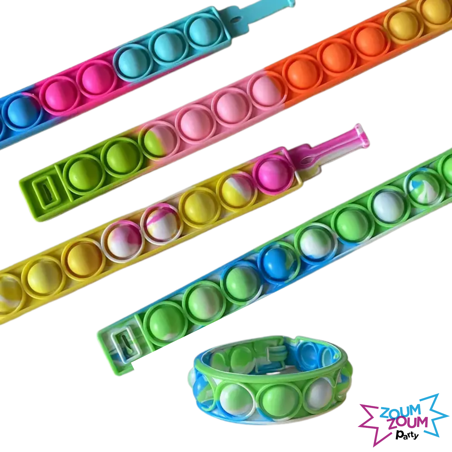 Pre-mad sensory loot bags pop bracelet