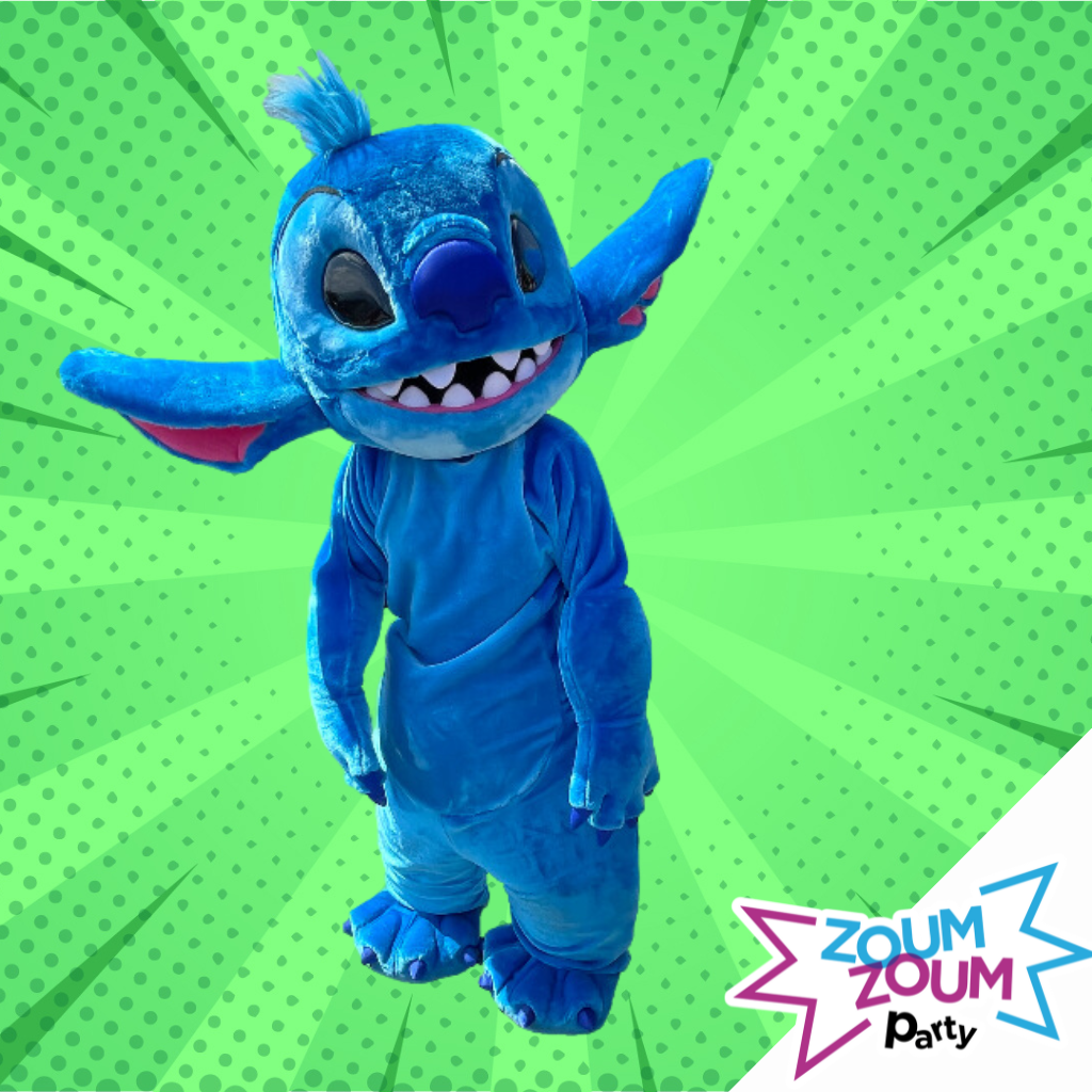 At-home Mascot Birthday Party with Stitch Gift (Montreal and surrounding areas)