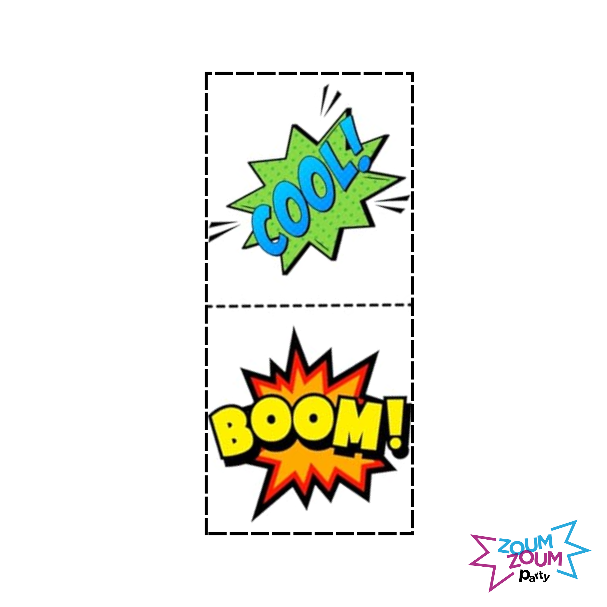 Superhero Pre-made loot bags tattoos