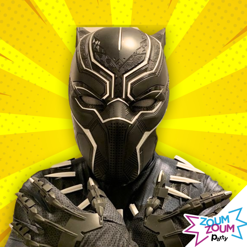At-home superhero party with Black Panther Gift (Montreal)