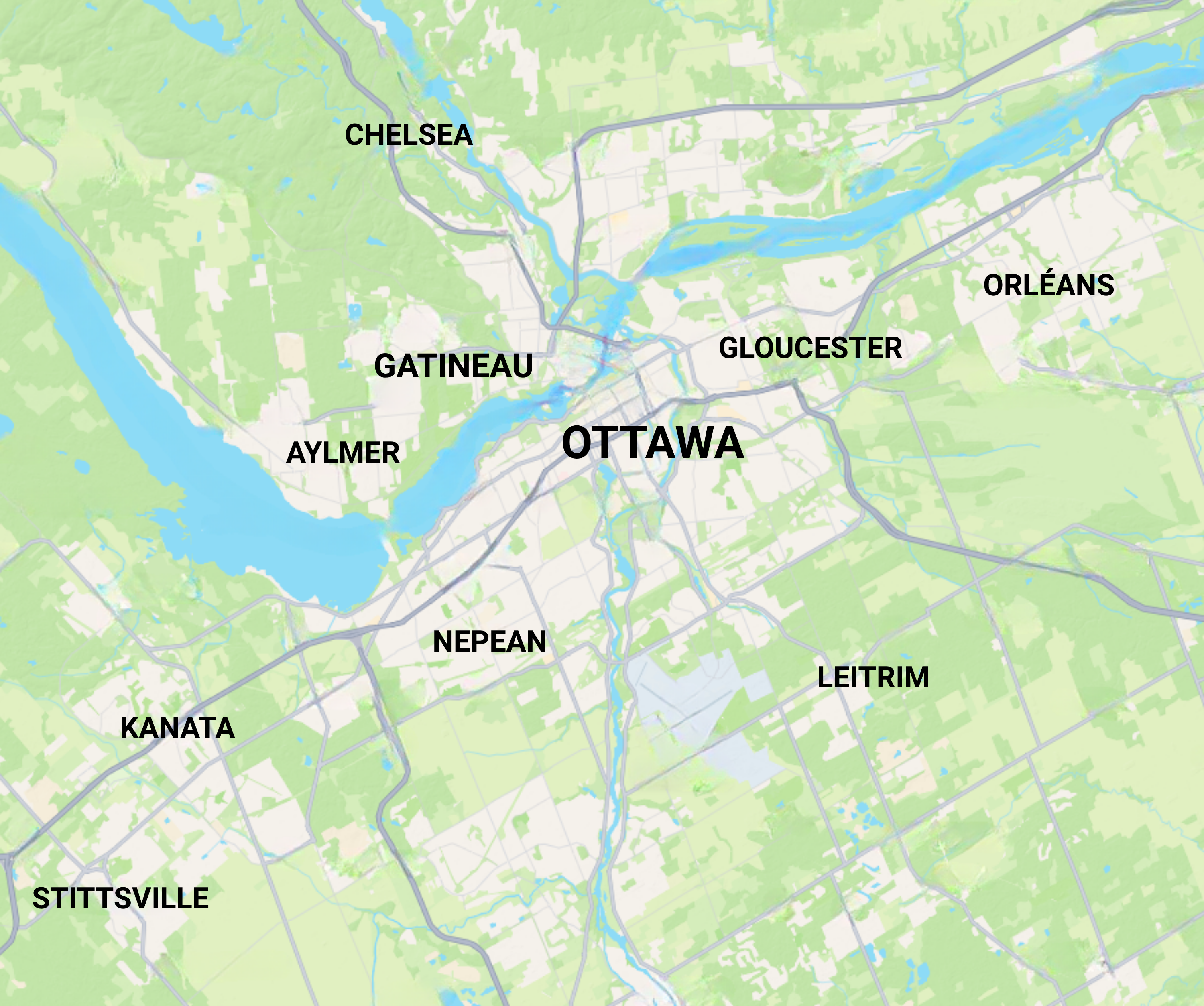 Zoum Zoum Party Ottawa & Gatineau party entertainersservice area maps includes Ottawa, Gatineau, Gloucester, Orléans, Nepean, Kanata, Stittsville, Leitrim, Aylmer, Chelsea.