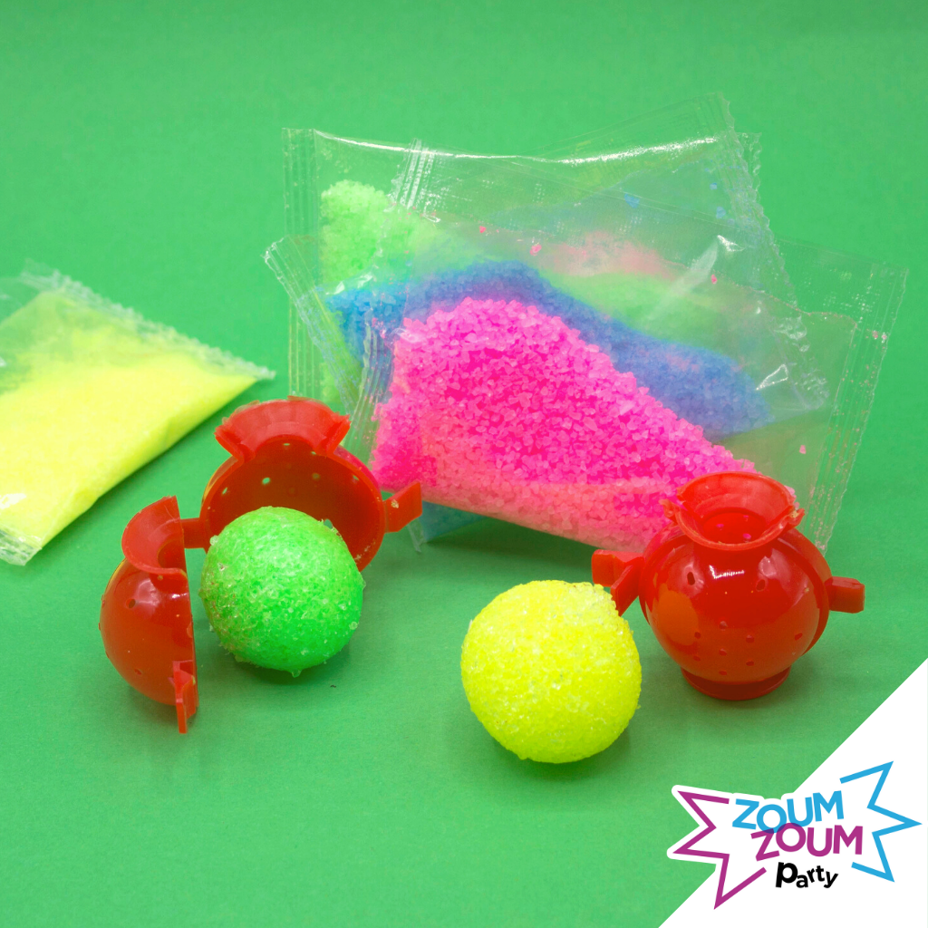 DIY bouncy balls for kids science party