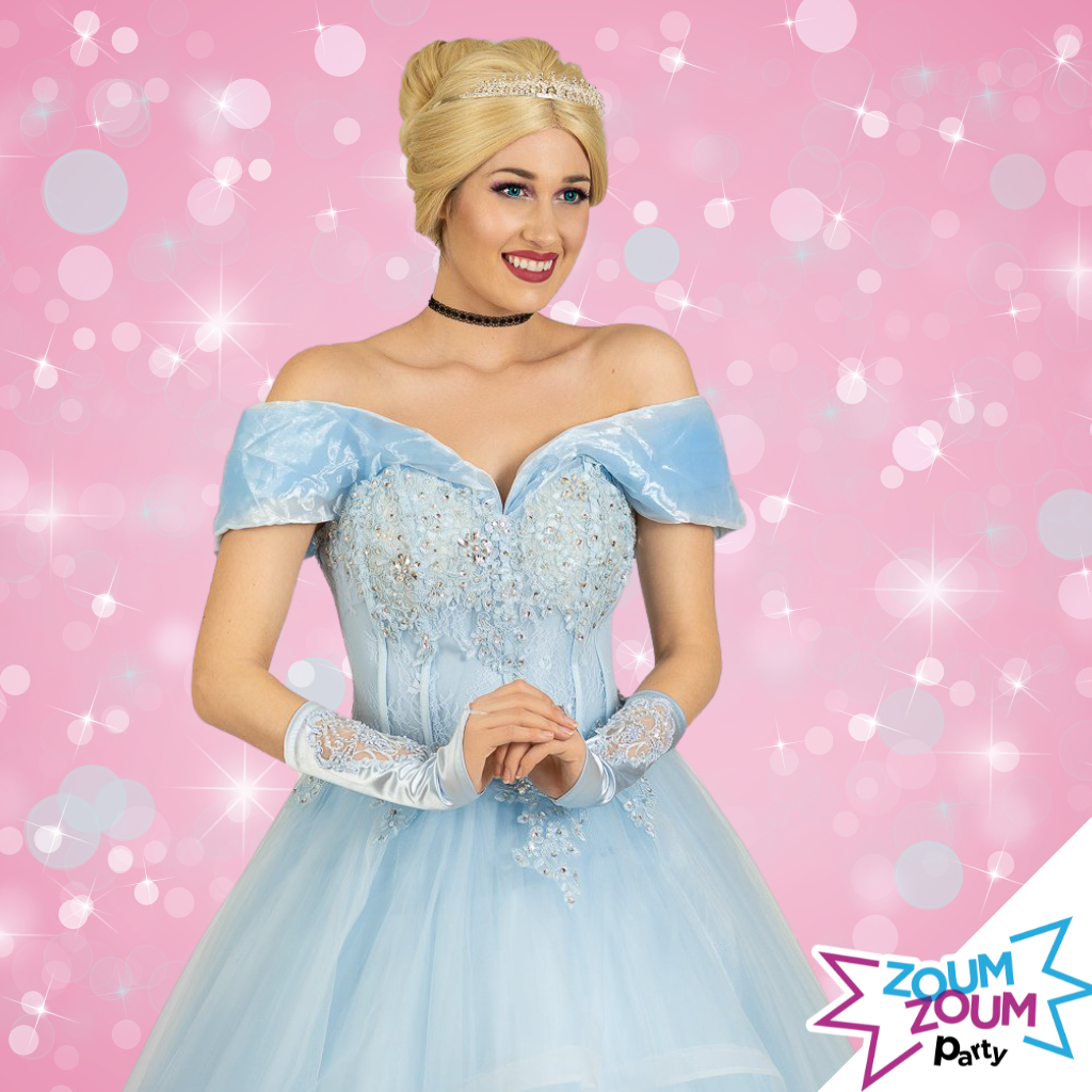 At-home Birthday Party with Princess with Cinderella Gift (Montreal)