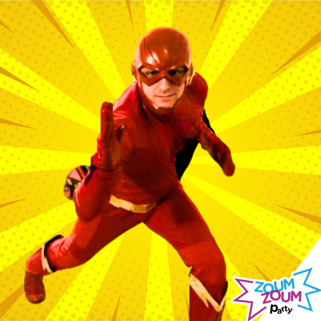 At-home Superhero Birthday Party with Flash Gift (Montreal)