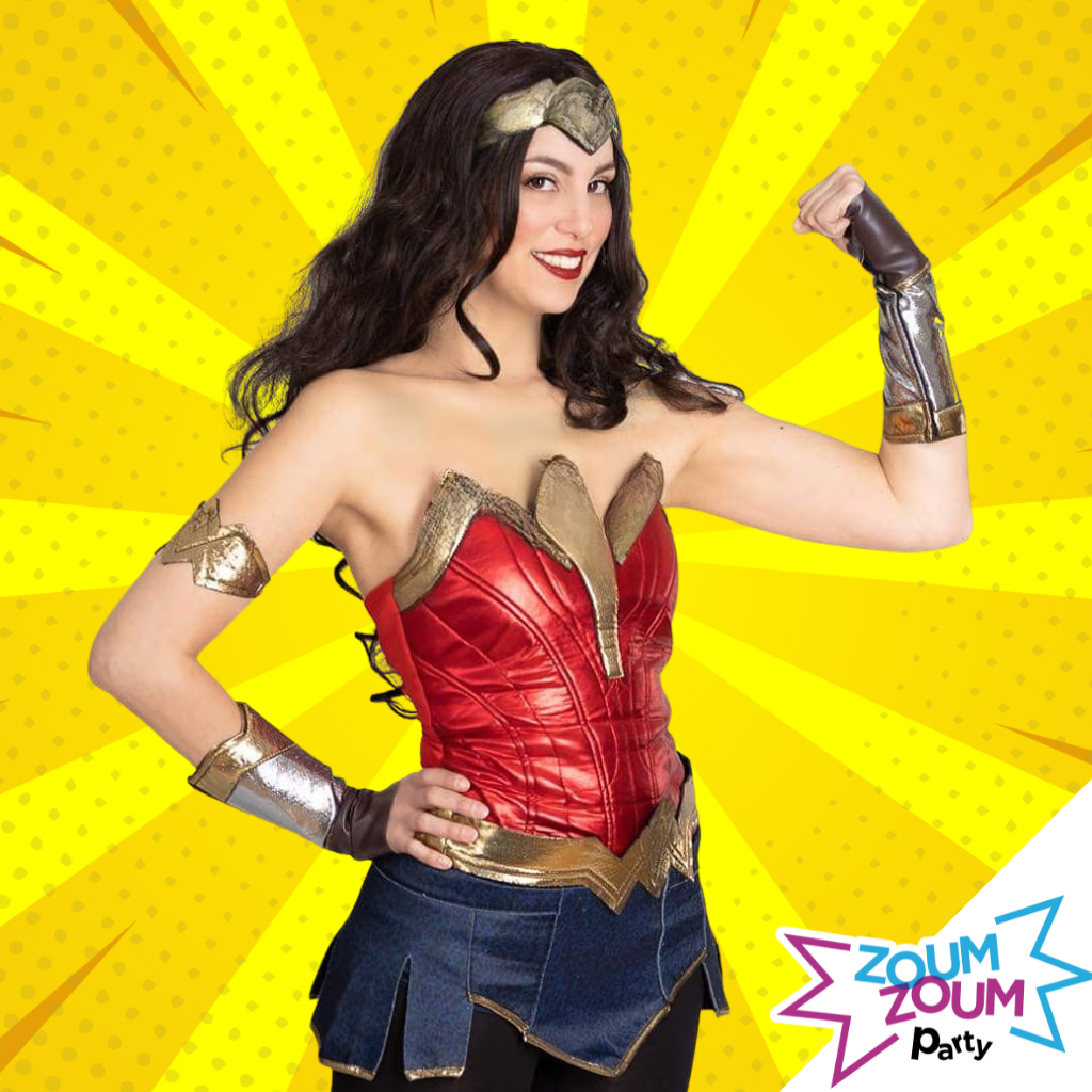 At-home Superhero Birthday Party with  Wonderwoman Gift (Montreal)