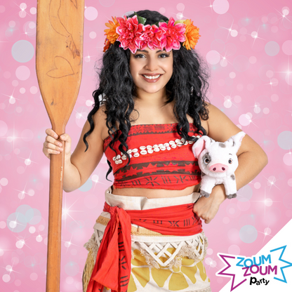At-home birthday Party with Princess Moana Gift (Montreal)