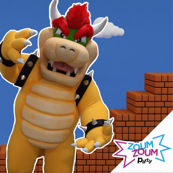 Bowser Mascot Birthday Party