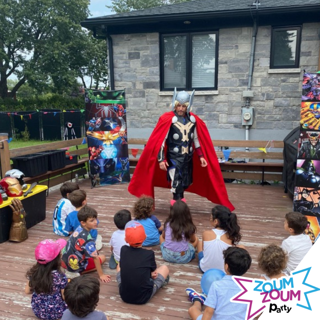 Superhero Party with Thor Gift (Montreal)