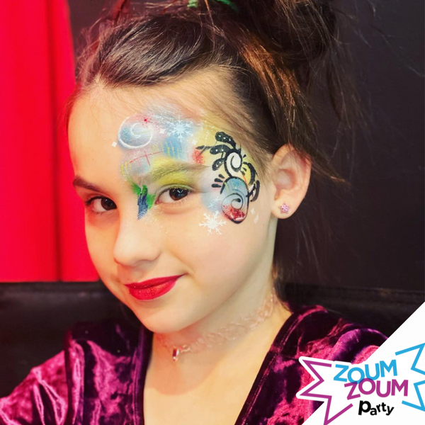 Kids at-home face painting party