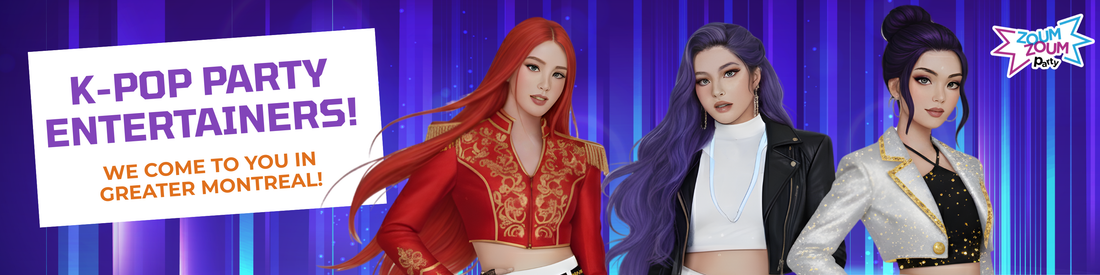 K-pop party entertainers in Greater Montreal for kids birthday