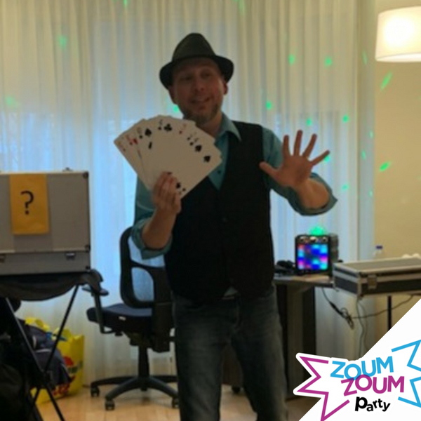 Magician birthday party with KOOL
