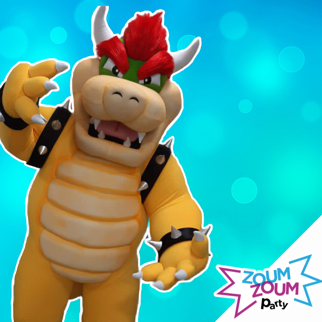 Mascot Birthday Party with Bowser Gift (Montreal)
