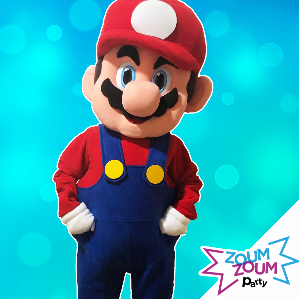 Mascot Birthday Party with Mario Bros Gift  (Montreal and surrounding areas)