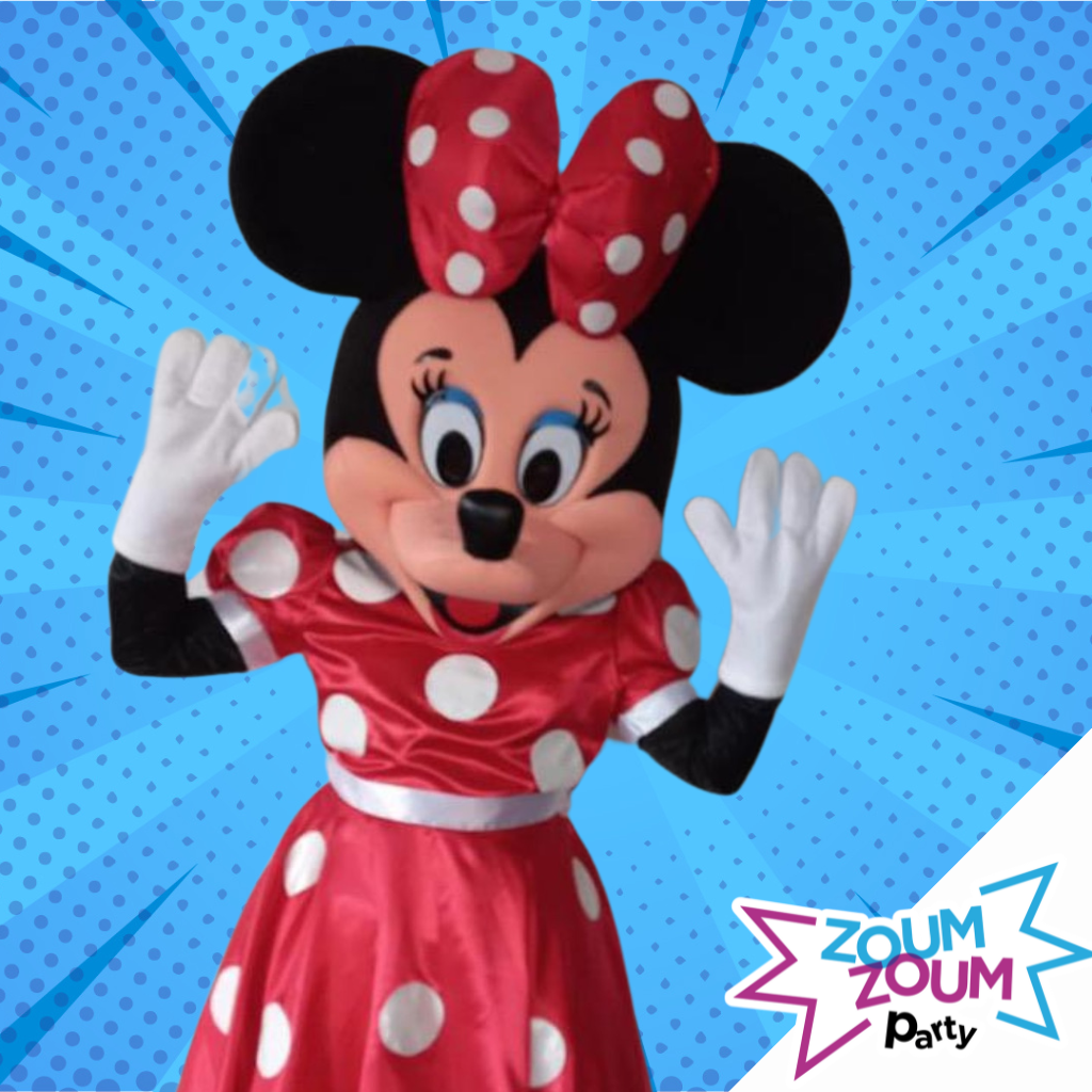 At-home Mascot Birthday Party with Minnie Mouse Gift (Montreal and surrounding areas)