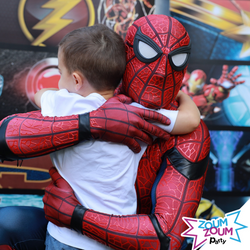 Spiderman superhero at-home Birthday Party