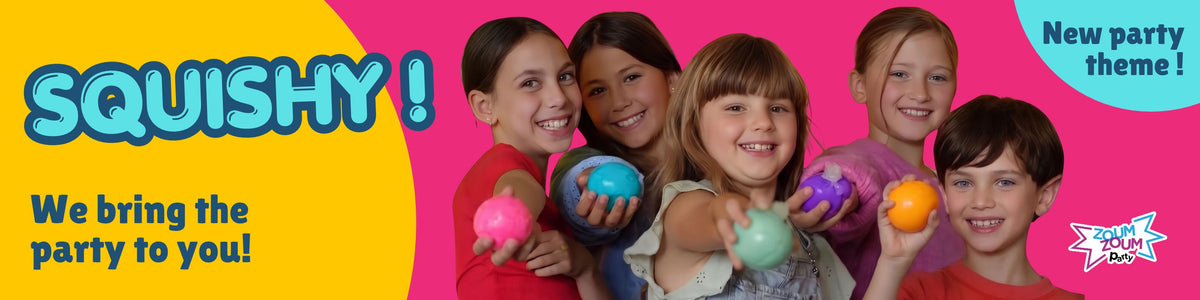 Squishy Party - at-home kids birthday party