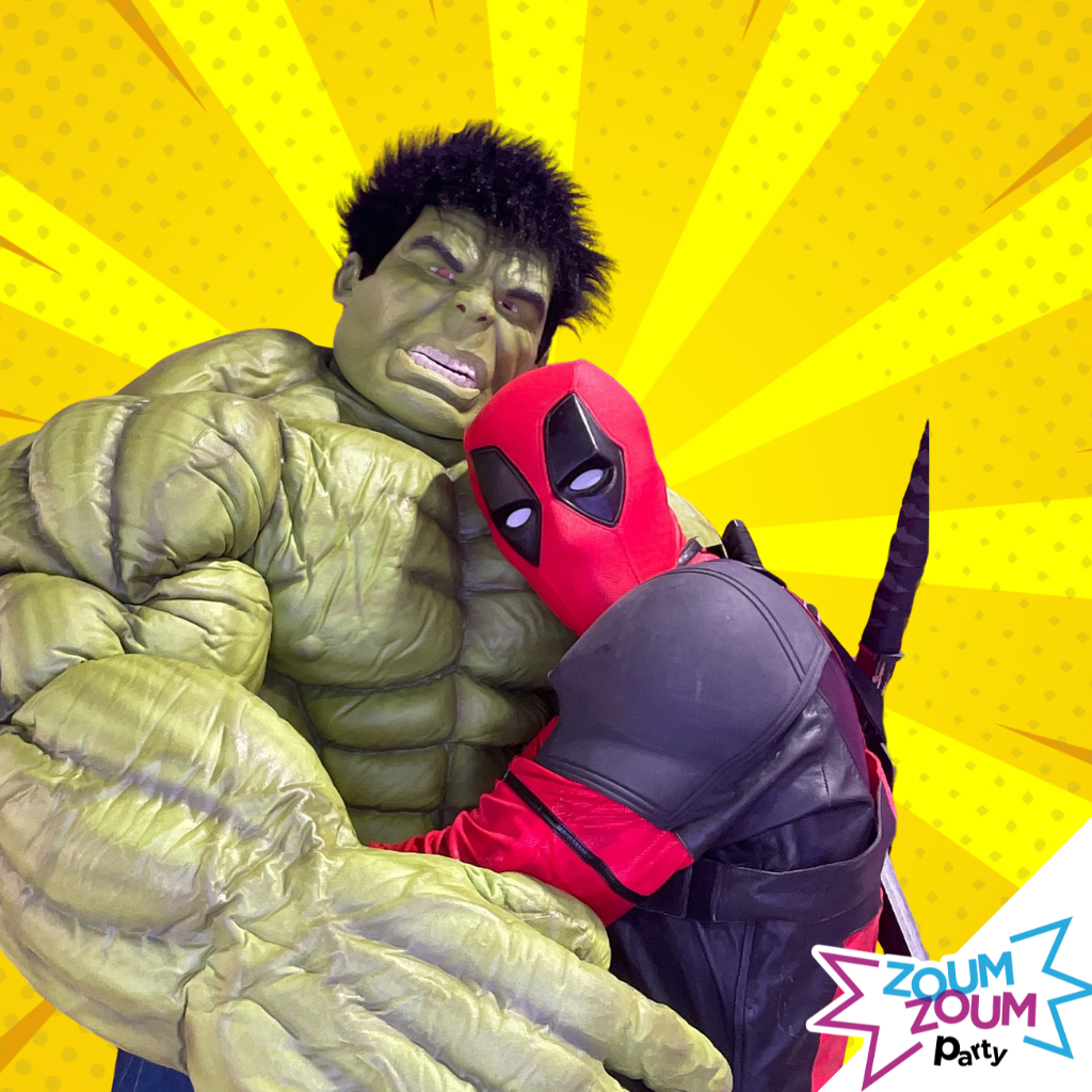 Superhero Party with HULK Gift - 2 supeheroes (Montreal)