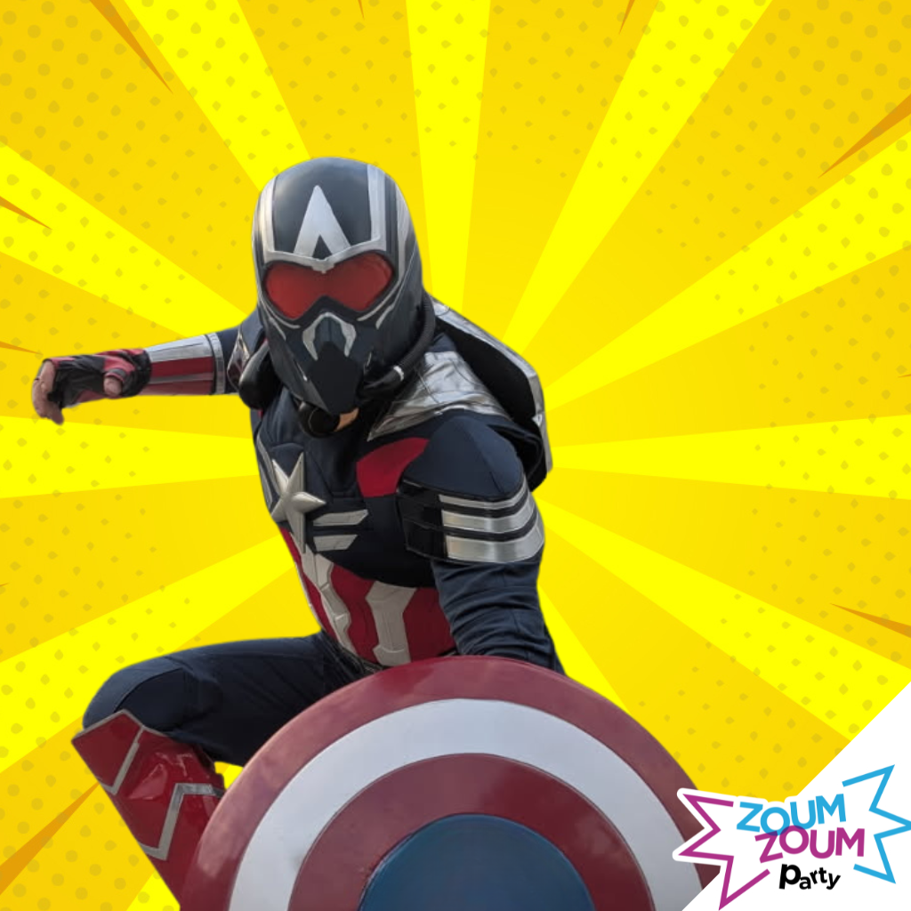 At-home superhero party with Captain America Gift (Toronto and GTA)