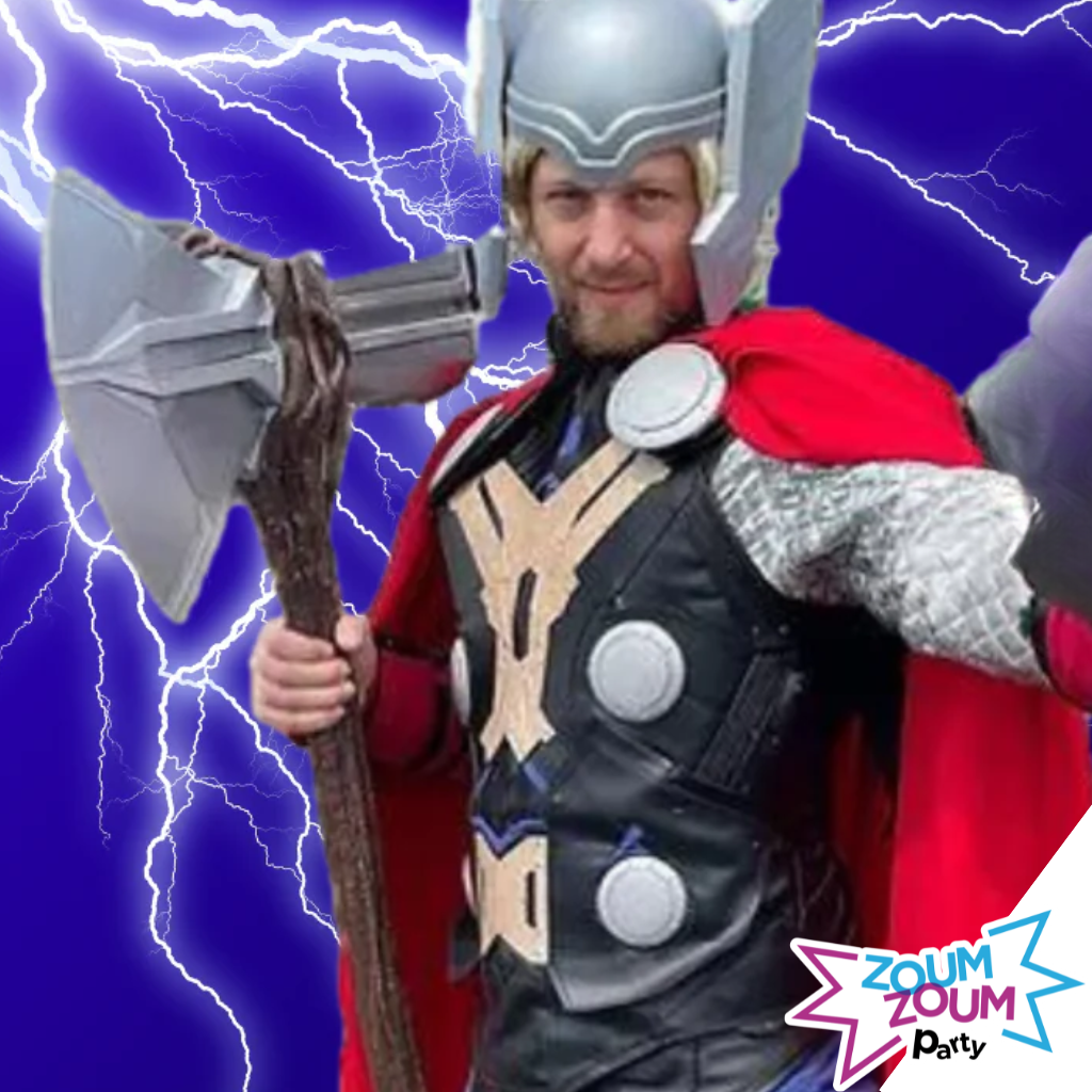 At-home Superhero Birthday Party with  Thor Gift (Montreal)