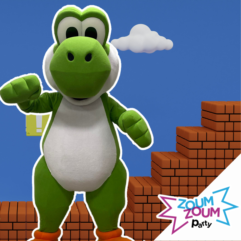 At-home Mascot Birthday Party with Yoshi Gift  (Montreal and surrounding areas)