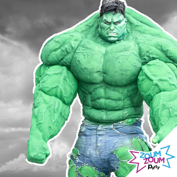 Hulk superhero at-home Birthday Party (2 superheroes)