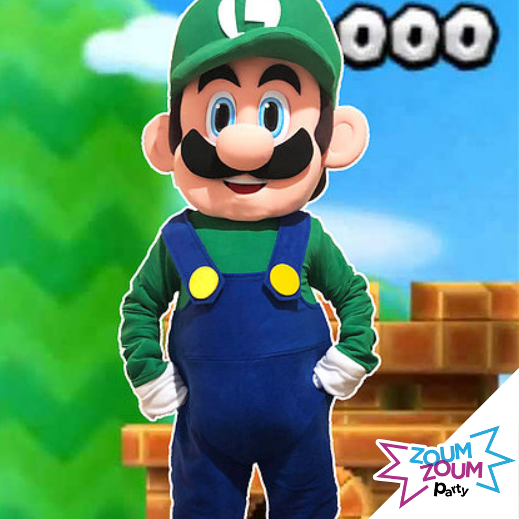 At-home Mascot Birthday Party with Luigi Gift  (Montreal and surrounding areas)