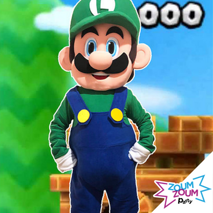 At-home Mascot Birthday Party with Luigi Gift  (Montreal and surrounding areas)