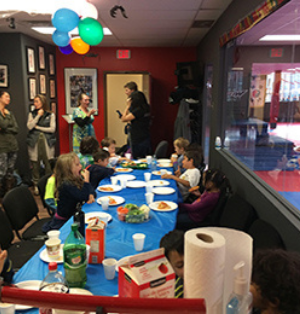 Kids party black belt world burlington