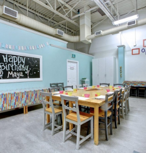 Kids party crack pot studio