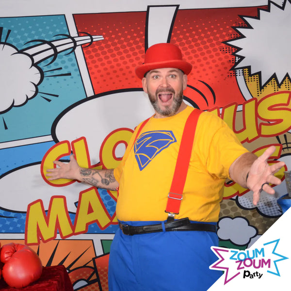 Clown magic at-home party for kids