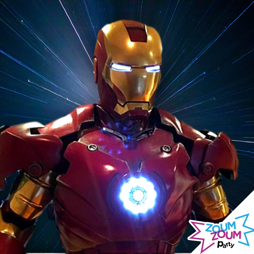 At-Home Birthday Party Superheros Ironman
