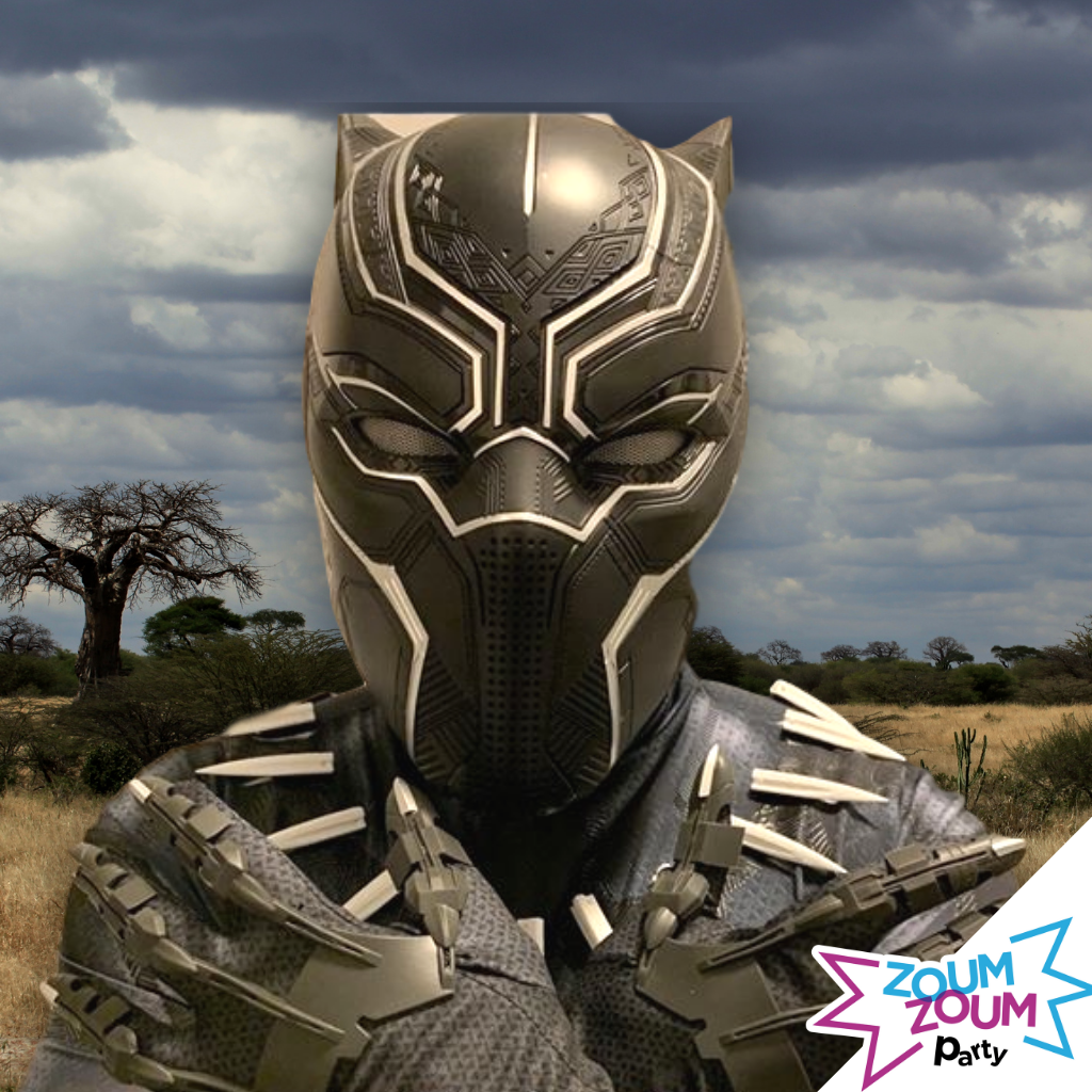 At-Home Birthday party Superheros Black Panther