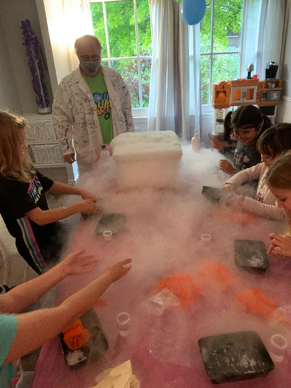 At-Home Birthday party Dry Ice Bazou