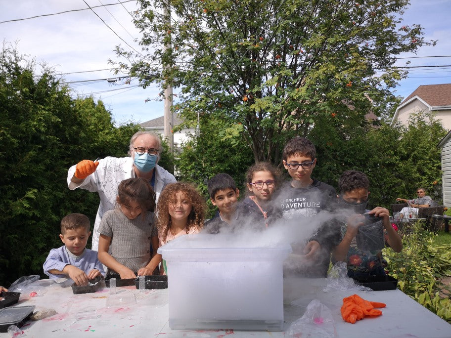At-Home Birthday party Dry Ice Bazou