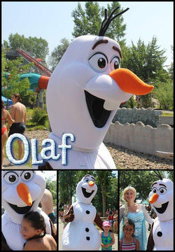 Olaf Mascot birthday party