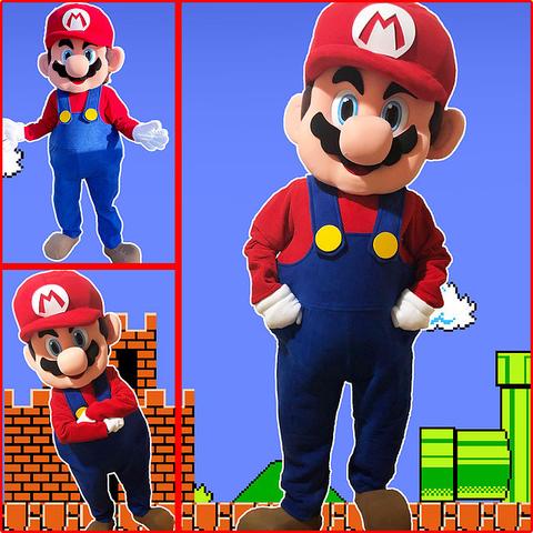 At-Home Birthday party Mascot Mario Bros