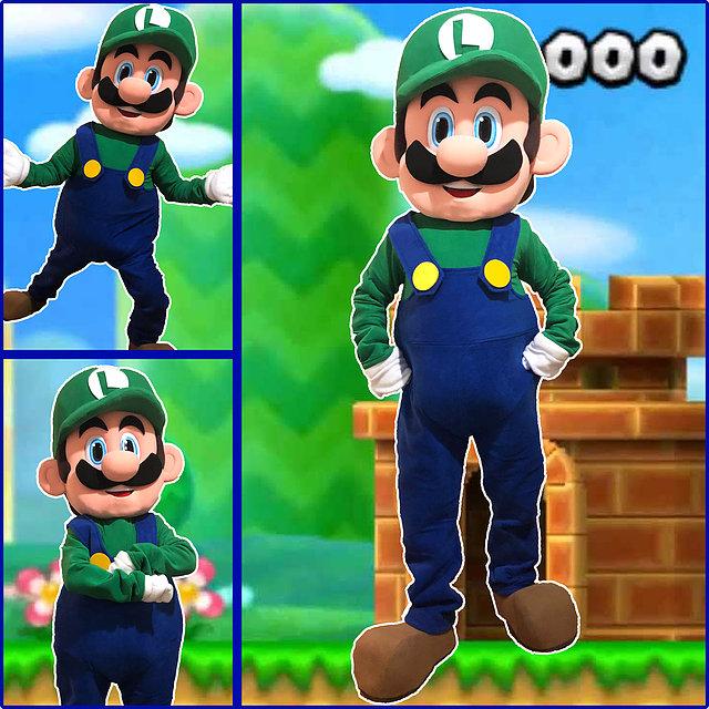 At-home Mascot Birthday Party with Luigi Gift  (Montreal and surrounding areas)