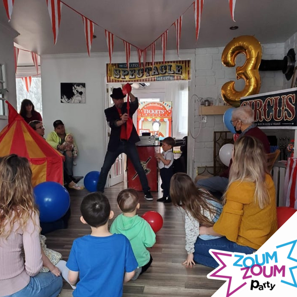 Magician birthday party with KOOL