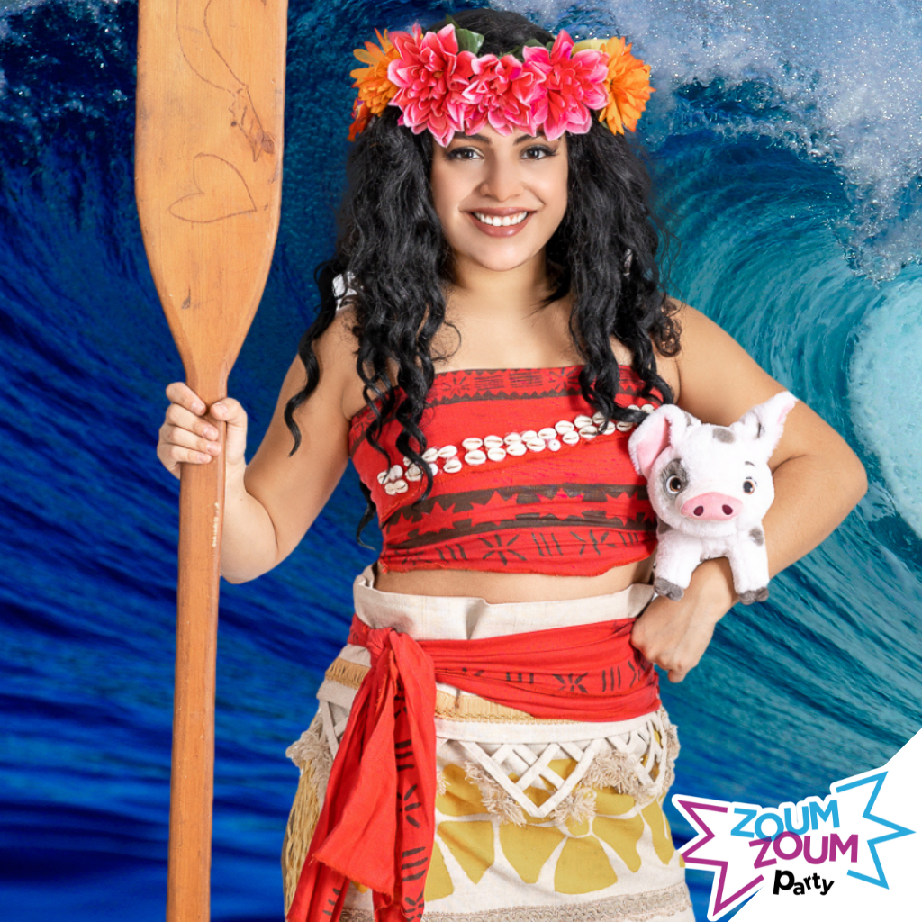 At-Home Birthday Princess Moana