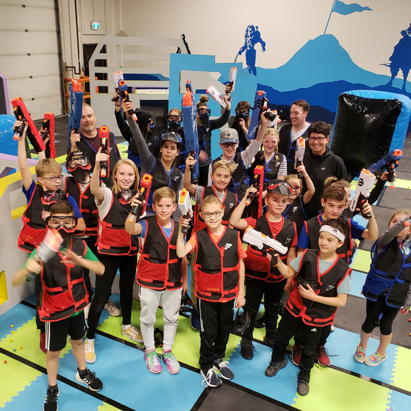 Nerf Party & Pizza at FOAM FIGHTERS