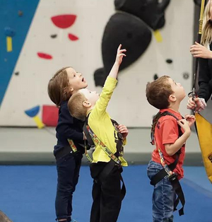 kids party aspire climbing milton