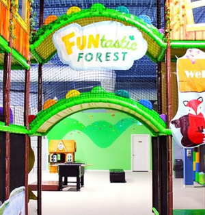 Kids party funtastic forest